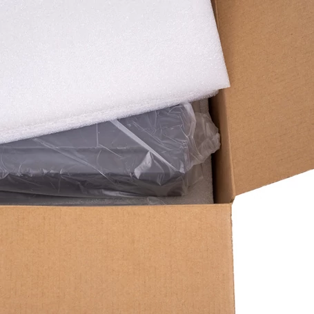 Szabadon álló BIO kandalló otthonra és teraszra, füstmentes, bioetanol bioüzemanyaggal működő, üvegfallal, hőtartó kavicsággyal, 35 x 18 x 17 cm, fekete