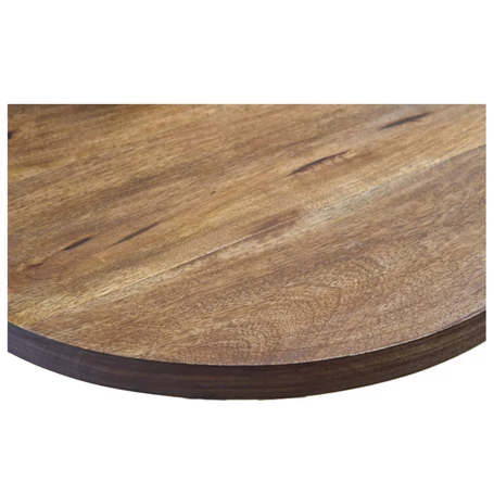 3 szintes, loft stílusú, stabil fém virágállvány,  fekete, 81 cm magas, 45 kg teherbírással