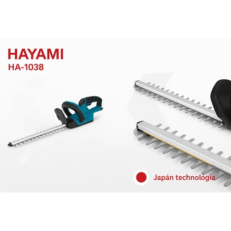 Hayami 96V MAX akkumulátoros sövényvágó 2 akksi, gyorstöltő és komplett tartozékok 