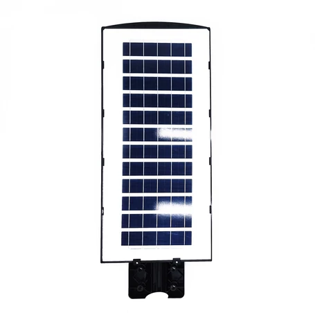 Napelemes, mozgásérzékelős, távirányítós, utcai ledlámpa, 800w teljesítménnyel, íves