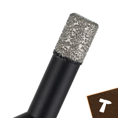 6 részes gyémánt fúrókészlet, körkivágó szett, kőagyaghoz és kerámiához, 6–68 mm + adapter, M14 menetes