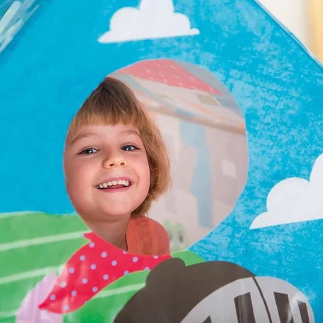 INTEX Royal Castle játszósátor, kastély mintás, 90x75x107 cm