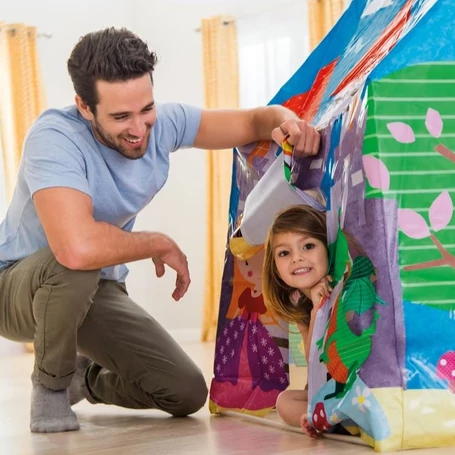 INTEX Royal Castle játszósátor, kastély mintás, 90x75x107 cm