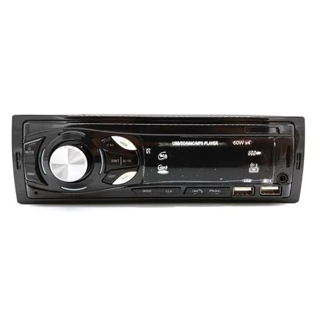 Bluetooth, FM autórádió, fejegység, AUX, dupla USB port, microSD kártyahely, 4x50W, távirányítóval