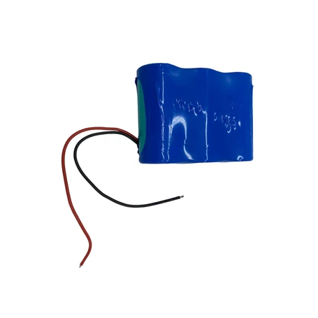 Három cellás akku napelemhez, 3x4000mAh, 3.2V, 10 x 8 x 3,5 cm, kék