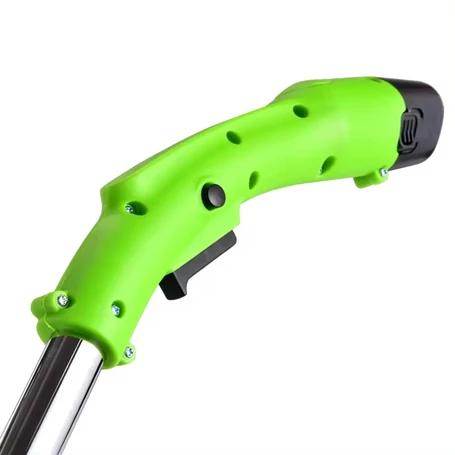 Kiyoshi akkumulátoros szegélynyíró, fűkasza teleszkópos nyéllel, 2 db 24V akkuval, 7 db vágópengével