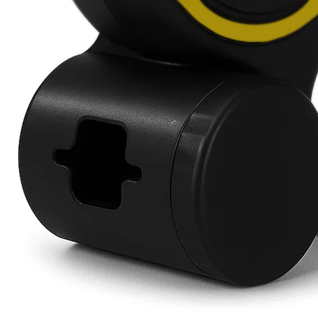 Automatikus fékezhető kutyapóráz 10–25 kg-ig, LED-es zseblámpával, zacskó tartóval, 5 m hosszúságú