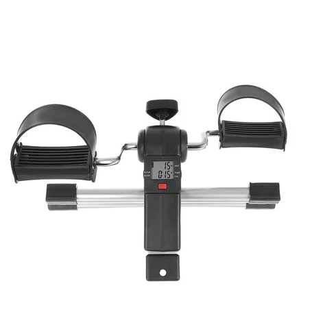 Mini szobakerékpár, fitness lábpedál, lábtornagép digitális kijelzővel, összecsukható