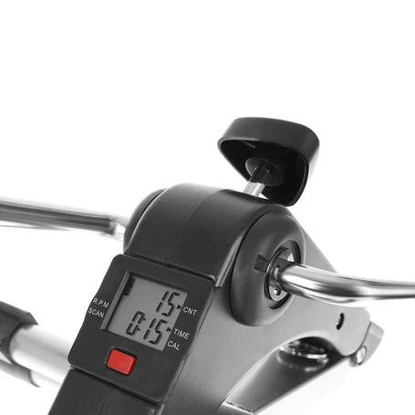 Mini szobakerékpár, fitness lábpedál, lábtornagép digitális kijelzővel, összecsukható