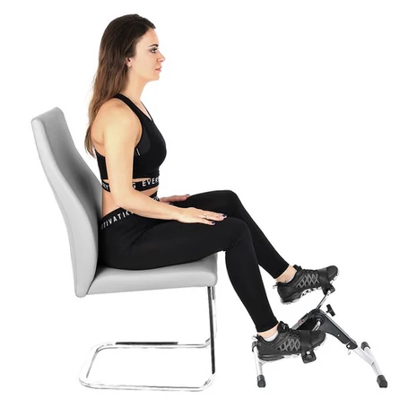 Mini szobakerékpár, fitness lábpedál, lábtornagép digitális kijelzővel, összecsukható