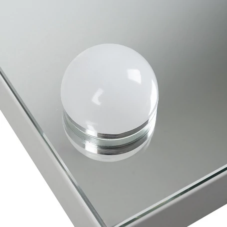 Kozmetikai tükör beépített LED világítással, 58x46cm, állítható háttérvilágítással, Hollywood stílusú