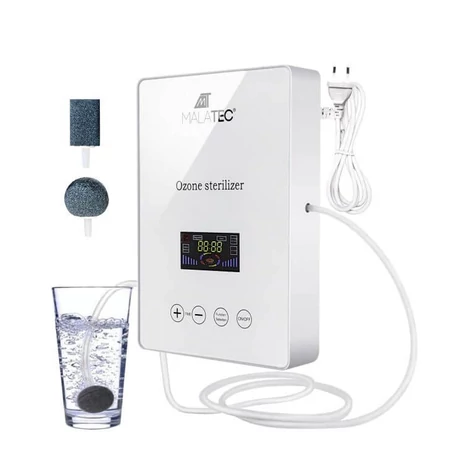 Baktérium és vírusölő ózongenerátor, fertőtlenítő, sterilizáló készülék, fehér színben