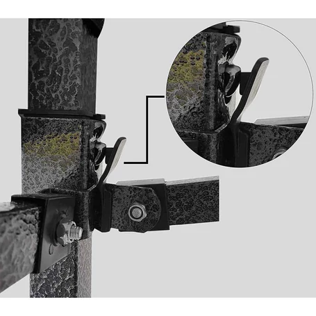 Összecsukható, fémvázas, kerti pavilon, sörsátor ponyvával, 2x2 m méretben, zöld