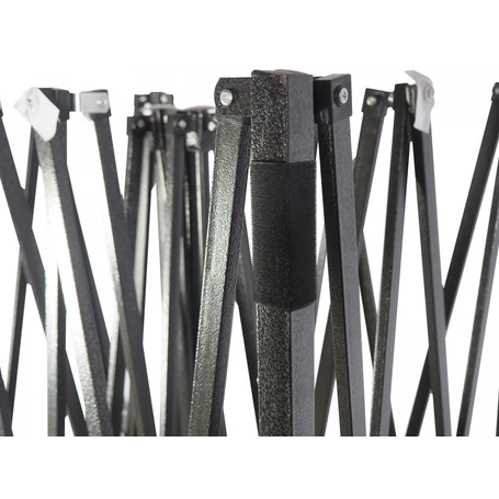 Összecsukható, fémvázas, kerti pavilon, sörsátor ponyvával, 3x6 m méretben, zöld