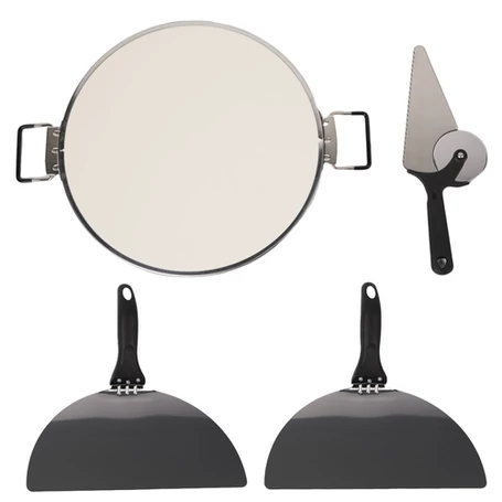 Kompakt elektromos pizza sütő, 5 hőfokozattal, betekintő ablakkal, kerámia pizzakővel és kiegészítőkkel