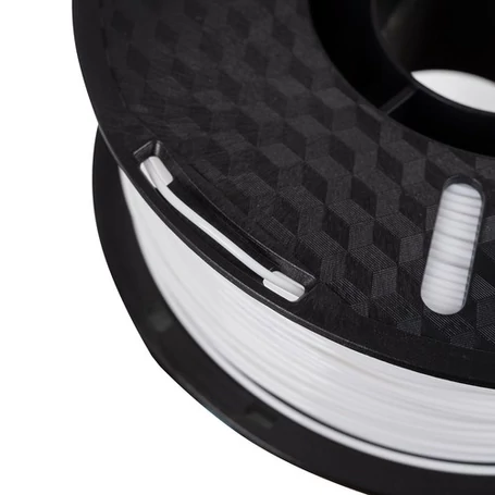 PLA 3D filament szál utántöltő henger, 3D nyomtatóhoz, 1,75 mm, kb.330 méter, fehér