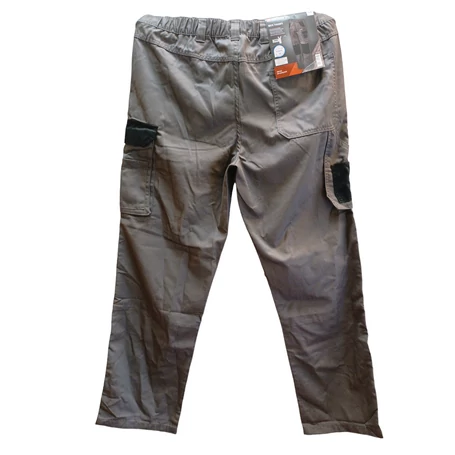 Parkside hosszúszárú munkásnadrág oldalzsebekkel, térderősítéssel, szürke-fekete, 54 méret