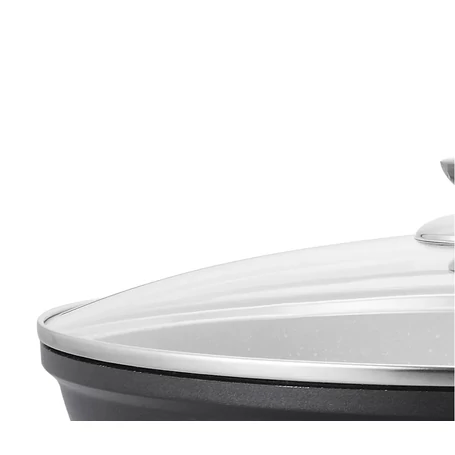 Royalty Line márvány bevonatú serpenyő üvegfedővel, 24 cm, RL-BDF24ML
