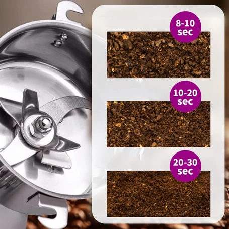 Royalty Line multifunkciós daráló, kávédaráló, gabonaőrlő, gabonamalom, FG-21801