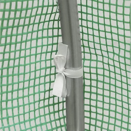 Fólia alagút kerti fóliasátorhoz, melegházhoz, 6x3x2 méteres vázhoz, 18 m2, 12 ablakos, zöld