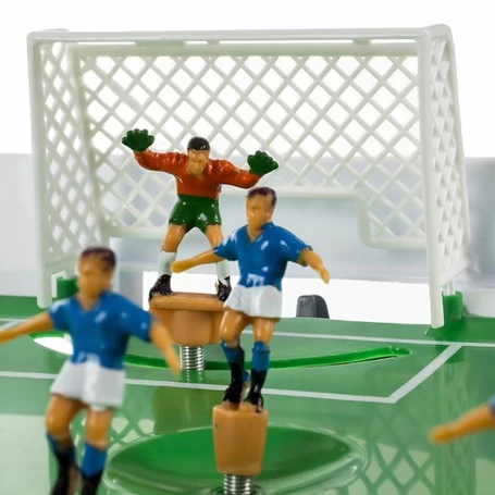 Nagyméretű Rugós asztali foci, 22 játékosos focijáték gyerekeknek és felnőtteknek, készségfejlesztő családi társasjáték