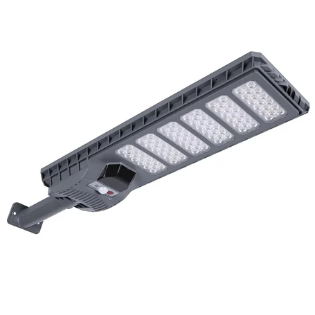 Nagy fényerejű, napelemes, akkumulátoros, mozgásérzékelős, utcai LED lámpa, 6 paneles, 600w
