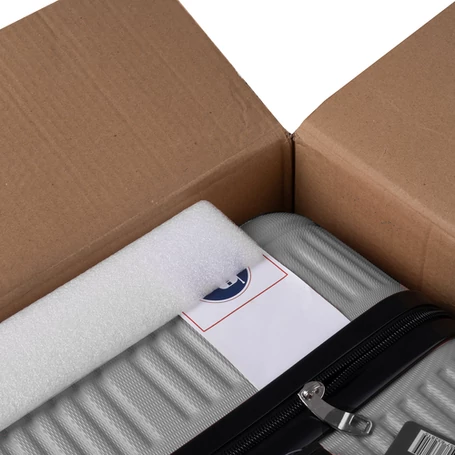 Utazóbőrönd készlet nagy, közepes és kicsi méretű, kerekes gurulóbőröndök, számzárral ellátva, szürke 