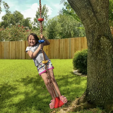 Felfüggeszthető gyermek mászókötél és kerti hinta 100 kg teherbírásig