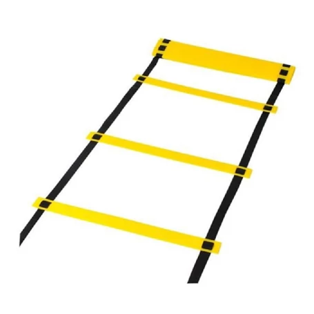 Koordinációs edzőlétra hordtáskával, állítható foktávolság, 6 m hosszú