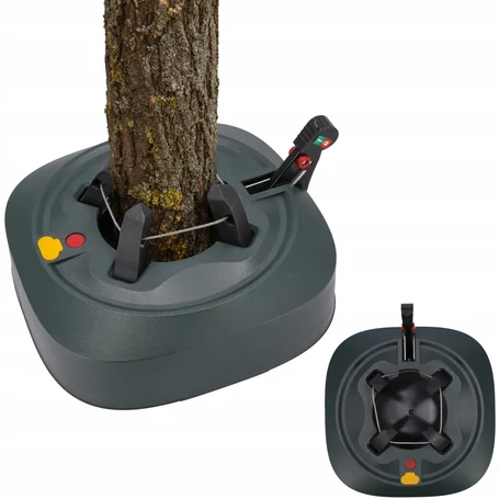 Önzáró karácsonyfa állvány 2,5 méterig súlyozott alap víztartállyal stabil, tartós és könnyen szerelhető