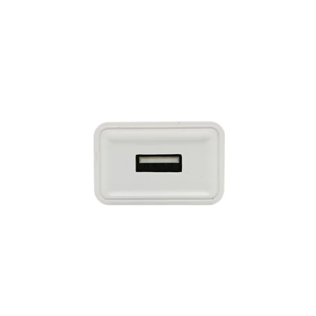 Univerzális USB fali hálózati adapter és töltő, EU csatlakozóval, AC 5V 1,5A, fehér