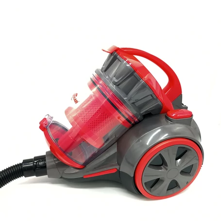 Worth Air porzsák nélküli, Multi-Cyclone rendszerű porszívó, 1600W szívóerő, 3 literes tartály, piros