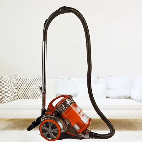 Worth Air porzsák nélküli, Multi-Cyclone rendszerű porszívó, 1600W szívóerő, 3 literes tartály, piros