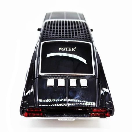 WSTER 1967-es Ford Mustang fastback formájú Bluetooth hangszóró, USB port, TF kártyahely, fekete