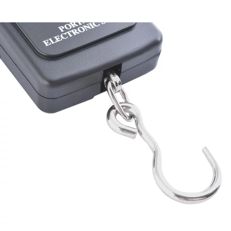 Kampós digitális bőrönd mérleg, 40 kg méréshatárral