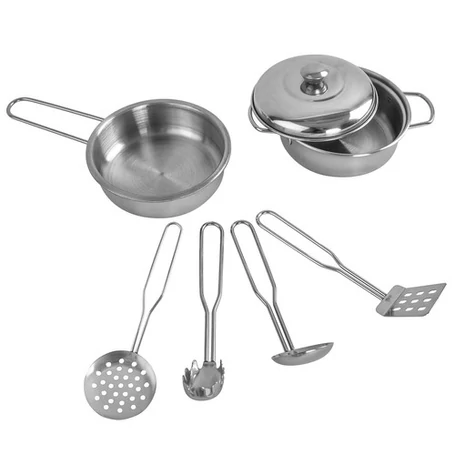 Fából készült játékkonyha, hang- és fényeffektekkel, izgalmas kiegészítőkkel, 80x80x24cm méretben, barna-fehér