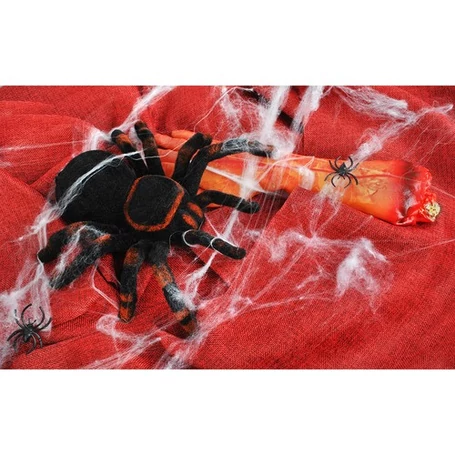 Távirányítós óriáspók, tarantula, 25 cm, elemes, élethű Halloween dekoráció