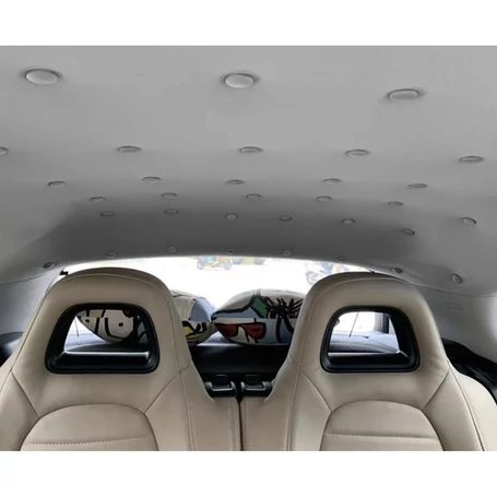 Univerzális autó tetőkárpit javító készlet, 70 db-os rögzítőszett kiegészítőkkel