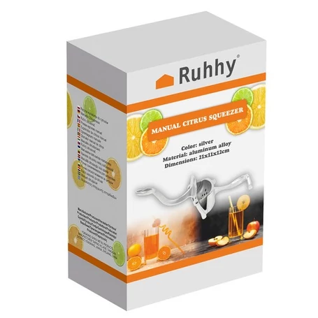 Kézi gyümölcs- és citrusfacsaró - masszív rozsdamentes acél narancs-, citrom- és grapefruitlevekhez