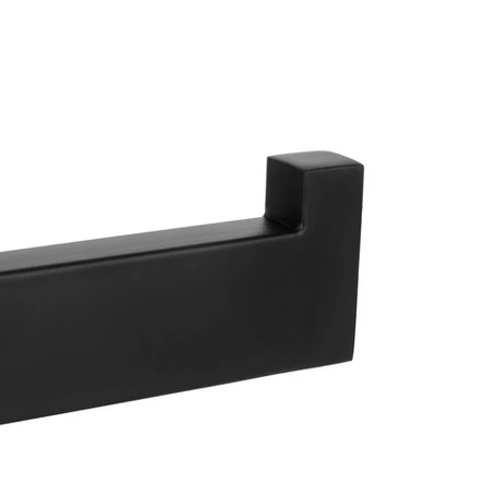 Loft stílusú, fém WC-papír tartó, falra szerelhető, csavarmentes rögzítés, fekete