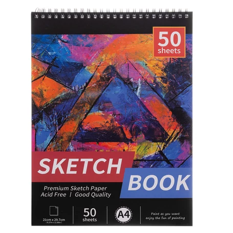 45 részes művészi rajz és festőkészlet praktikus bőröndben, felnyitható fa festőállvánnyal