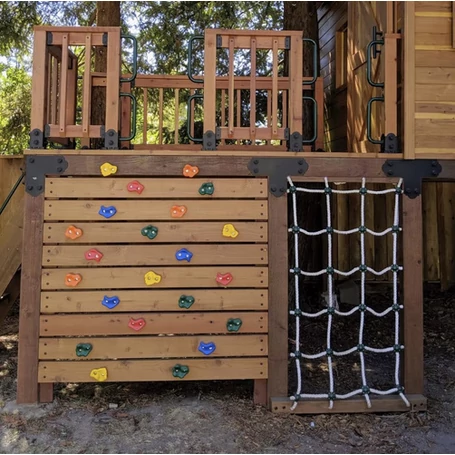 Színes falmászókészlet gyerekeknek, mászókő és mászófogantyú szett, 20 kő, 2 fogantyú + rögzítőcsavarok