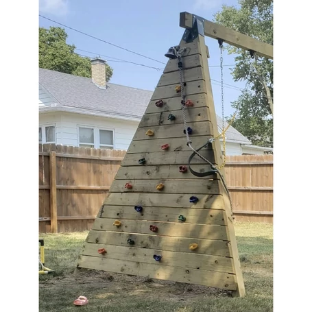 Színes falmászókészlet gyerekeknek, mászókő és mászófogantyú szett, 20 kő, 2 fogantyú + rögzítőcsavarok