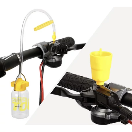 Hidraulikus fék-légtelenítő szett kerékpárokhoz, olajcsere készlet, kompatibilis Shimano/Magura/Tektro rendszerekkel