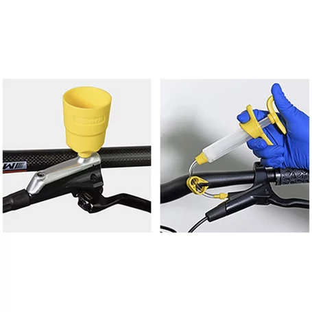 Hidraulikus fék-légtelenítő szett kerékpárokhoz, olajcsere készlet, kompatibilis Shimano/Magura/Tektro rendszerekkel