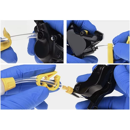 Hidraulikus fék-légtelenítő szett kerékpárokhoz, olajcsere készlet, kompatibilis Shimano/Magura/Tektro rendszerekkel