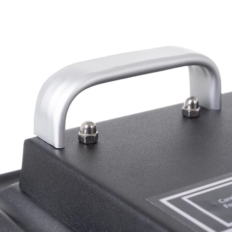 Dugattyús, kézi cigarettatöltő és cigarettasodró készülék, háromféle hüvelyhez, fekete