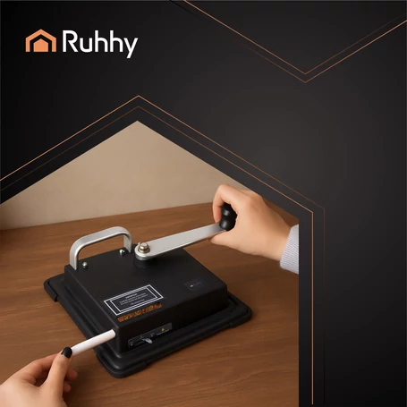 Dugattyús, kézi cigarettatöltő és cigarettasodró készülék, háromféle hüvelyhez, fekete