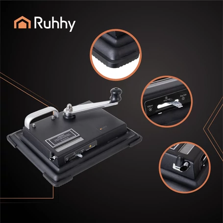 Dugattyús, kézi cigarettatöltő és cigarettasodró készülék, háromféle hüvelyhez, fekete