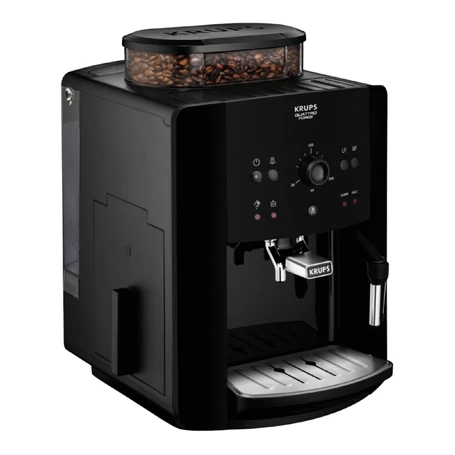 Krups Automata EA811010 eszpresszógép Arabica Mechanical Black, 1450 W, teljesen automata, 15 bar Thermoblock rendszer